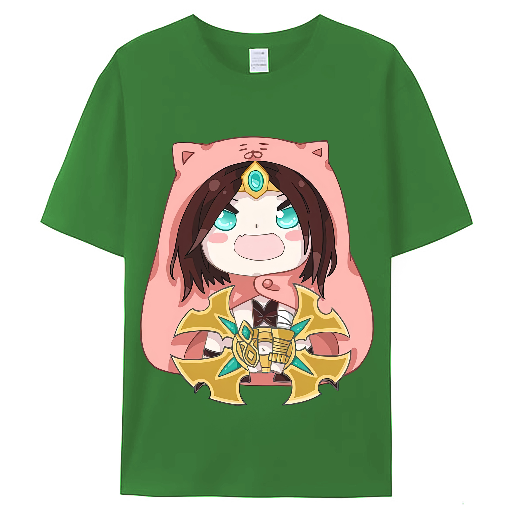 （画像用） リーグ・オブ・レジェンド League of Legends LOL レディースカジュアルプリントTシャツ（綿100％）